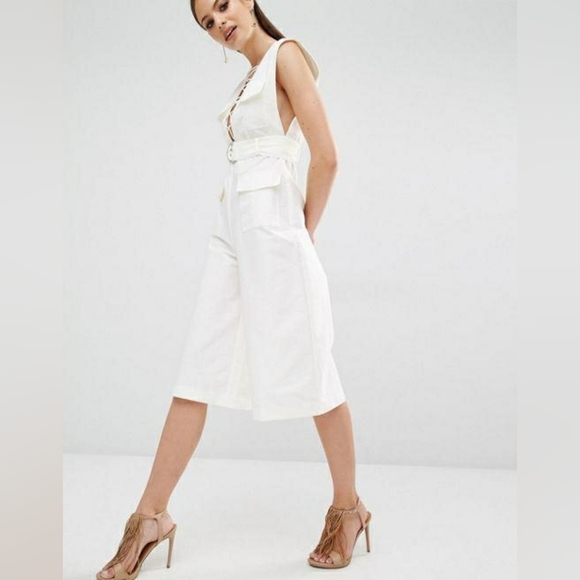 Kendall + Kylie | Sleeveless Lace-up Denim Jumpsuit - Picture 13 of 15